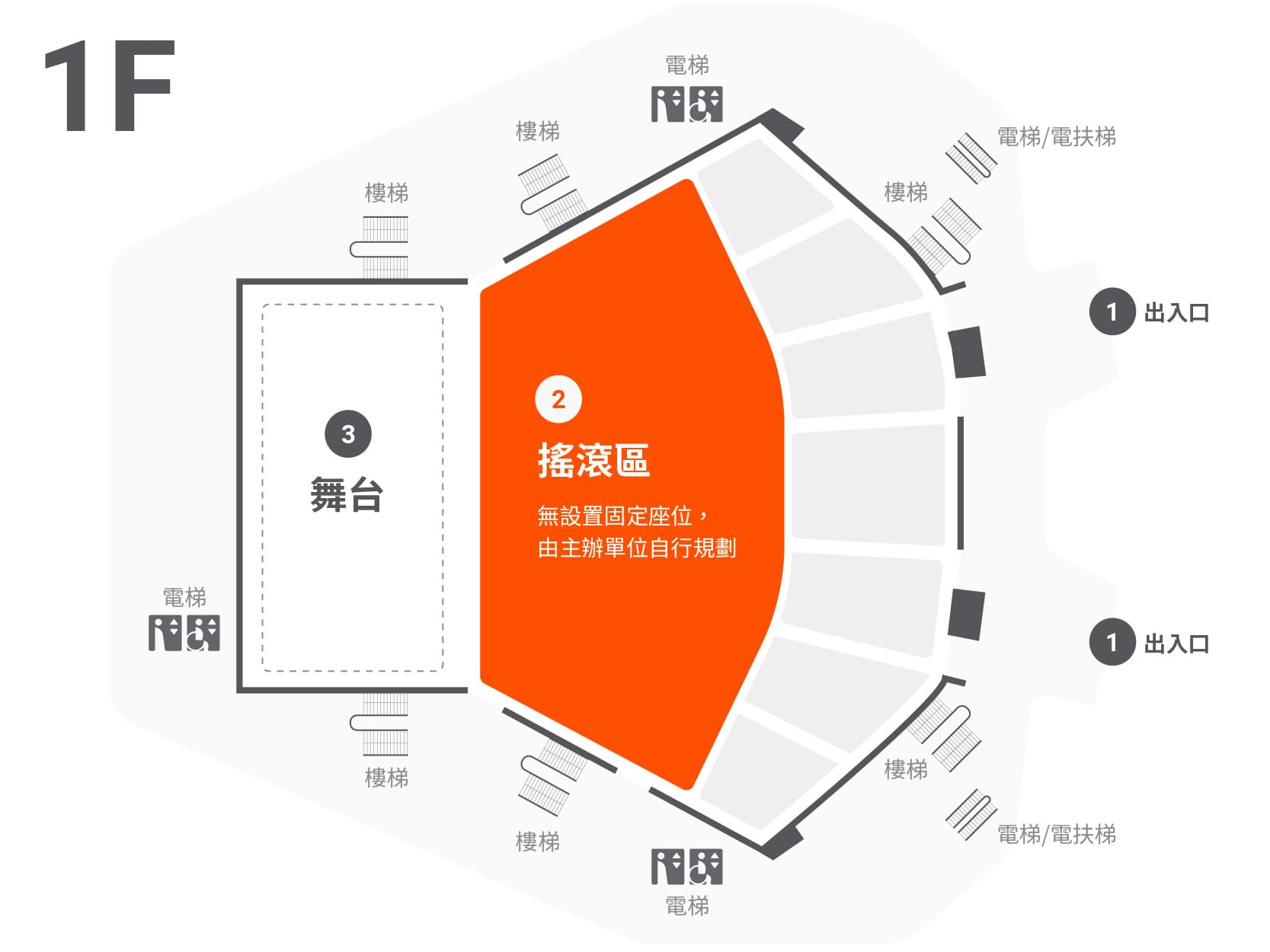 表演廳平面圖