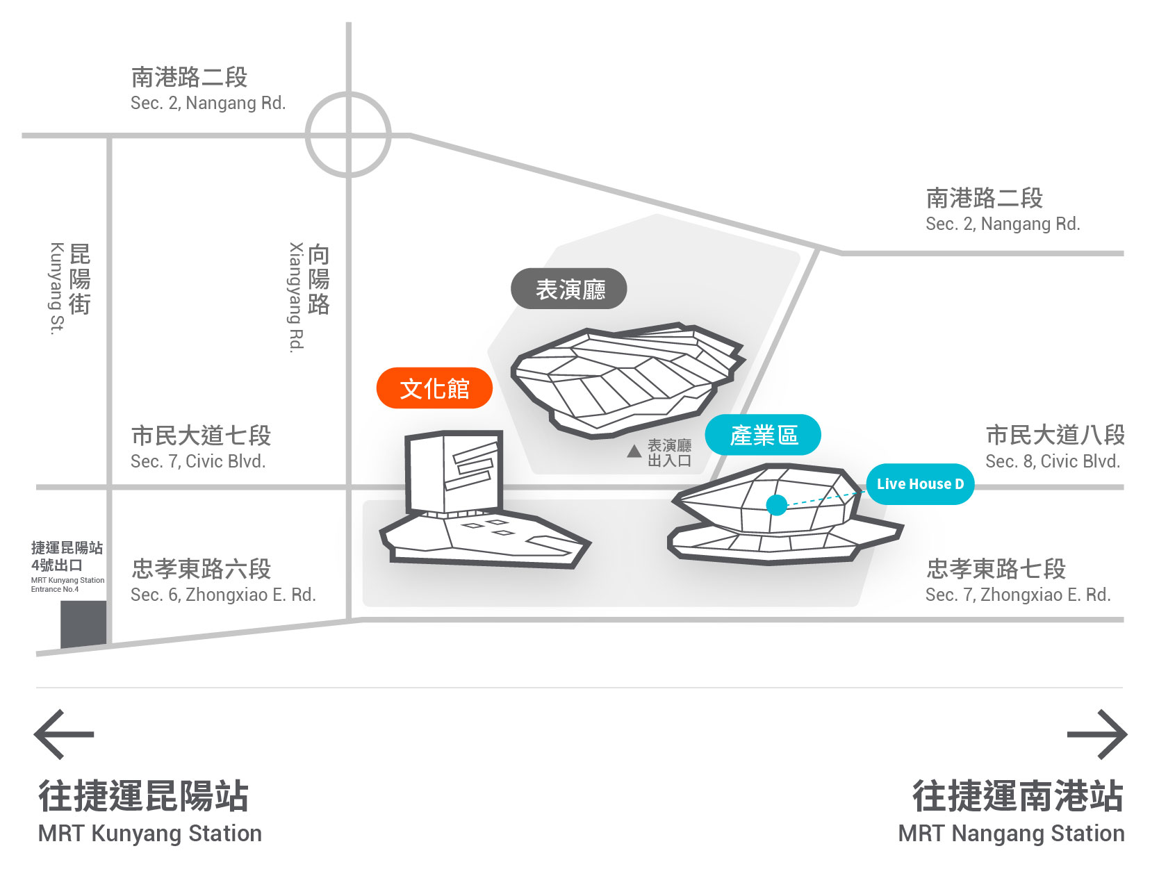 表演廳地圖